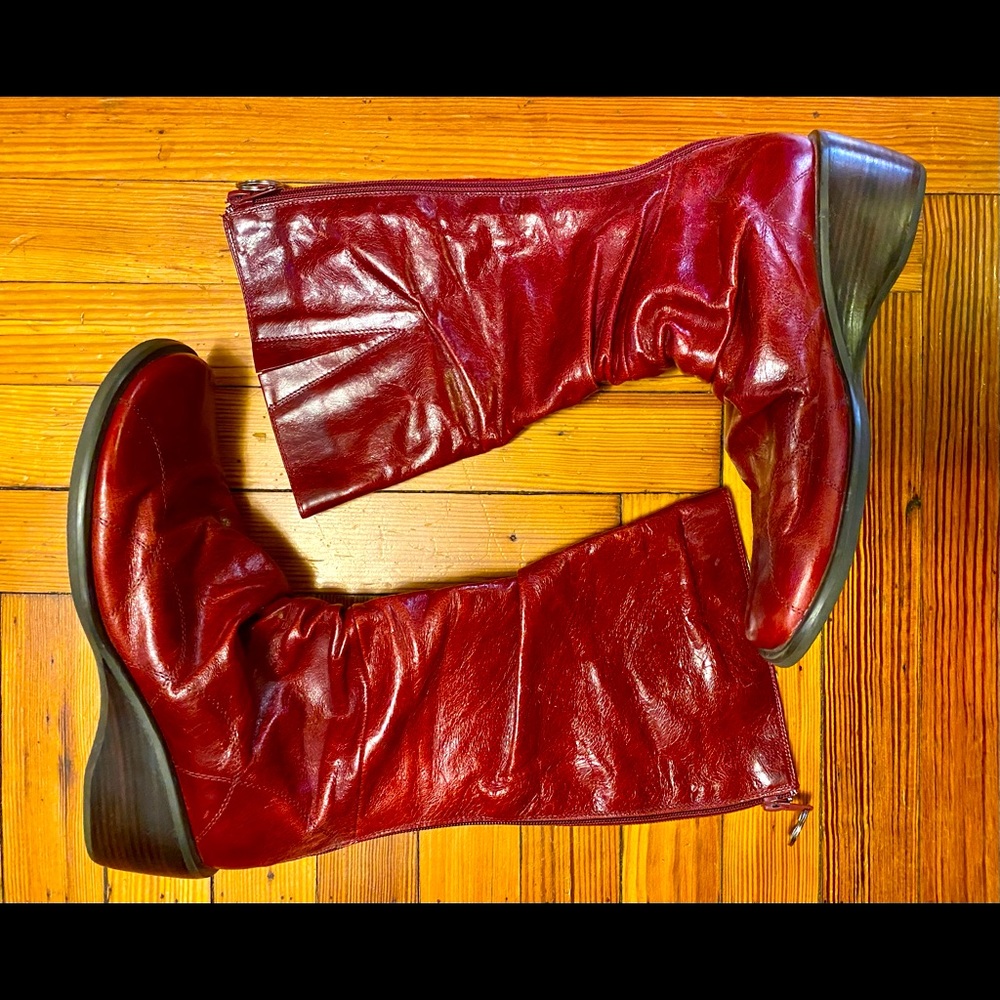 Miz Mooz slouchy red Casablanca boots 8